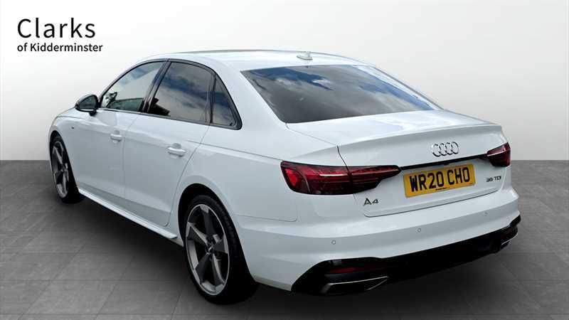Audi A4 2.0 Tdi 35 Black Edition Saloon S Troni WR20CHO White #4