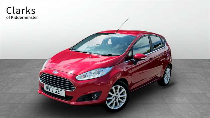 Ford Fiesta 1.0T Ecoboost Titanium Hatchback WV17GZT Red #2