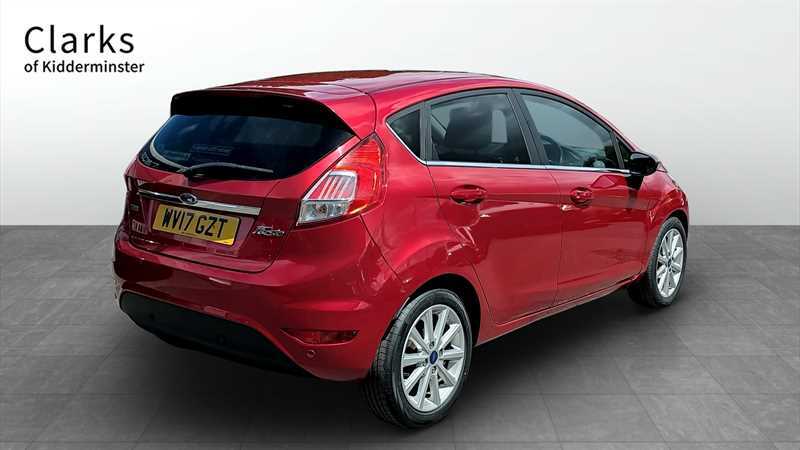 Ford Fiesta 1.0T Ecoboost Titanium Hatchback WV17GZT Red #3