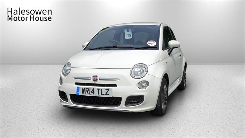 Fiat 500 1.2 S Hatchback Euro 6 Ss 69 WR14TLZ White #6