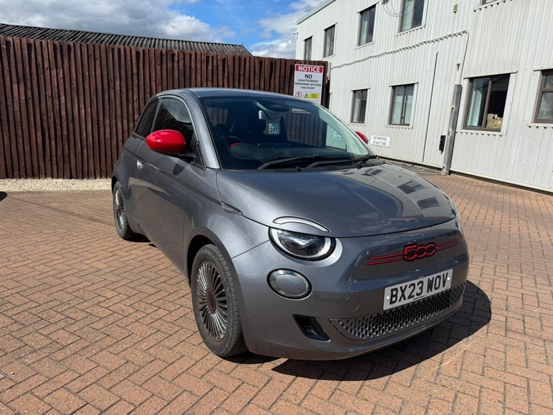 Fiat 500E 42Kwh Red Hatchback 118 Ps Grey