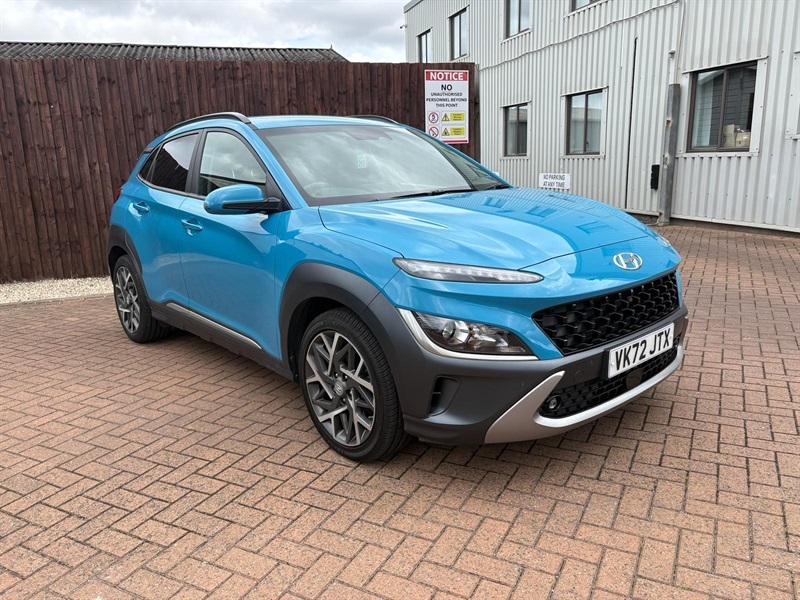 Hyundai Kona 1.6 H-gdi Premium Suv Hybrid Dct Euro 6 Blue