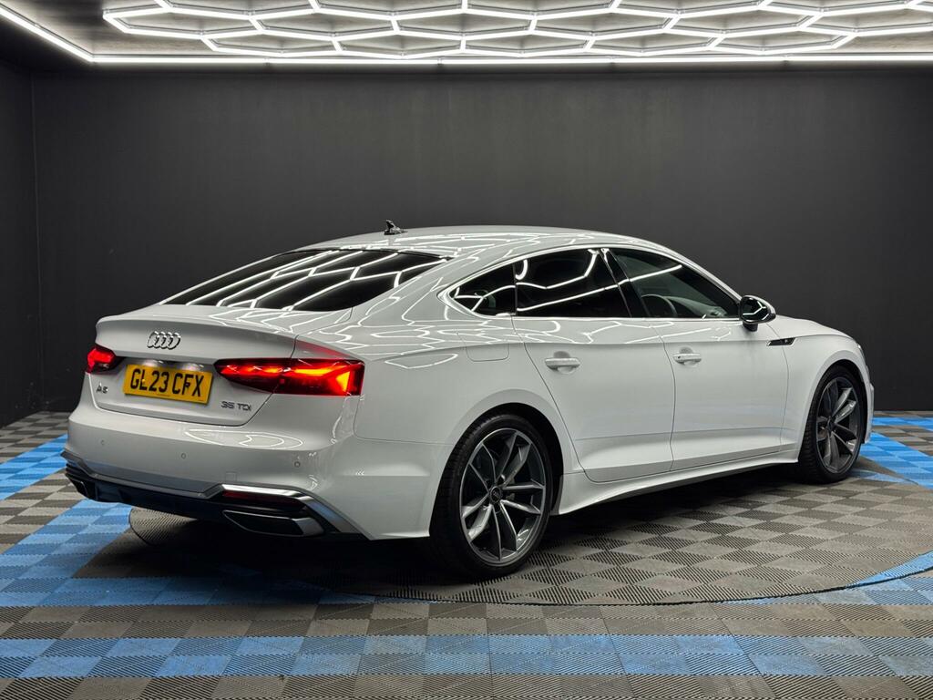 Audi A5 2.0 Tdi 35 S Line Sportback S Tronic Euro 6 Ss GL23CFX White #5