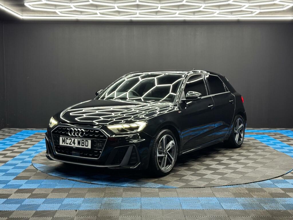 Audi A1 1.0 Tfsi 25 S Line Sportback S Tronic Euro 6 Ss MC24WBD Black #3