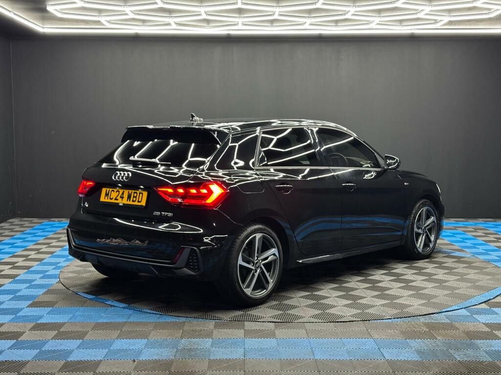 Audi A1 1.0 Tfsi 25 S Line Sportback S Tronic Euro 6 Ss MC24WBD Black #5