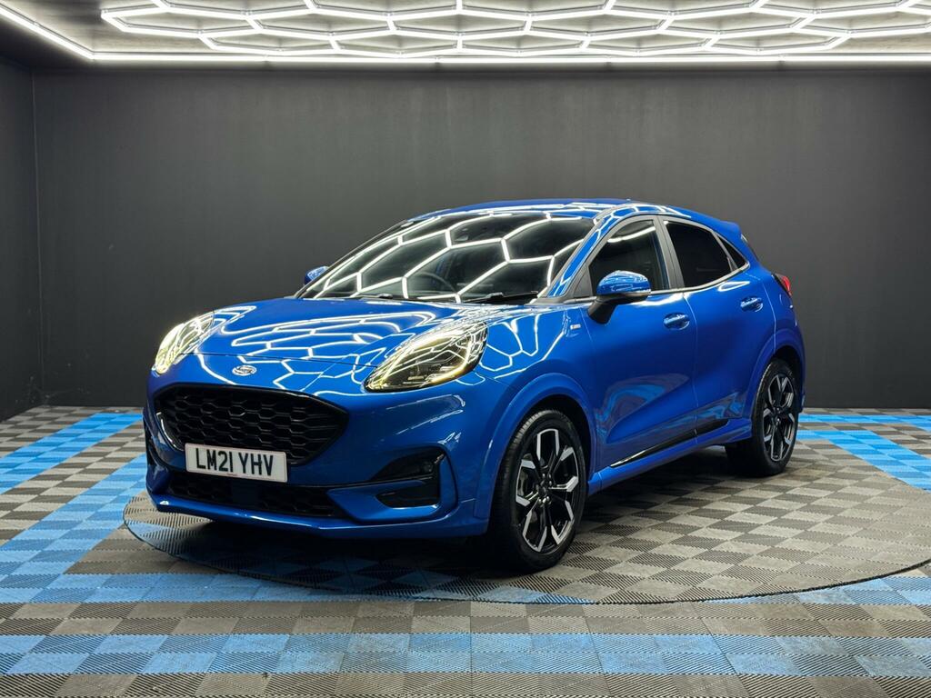 Ford Puma 1.0T Ecoboost Mhev St-line X Euro 6 Ss LM21YHV Blue #3