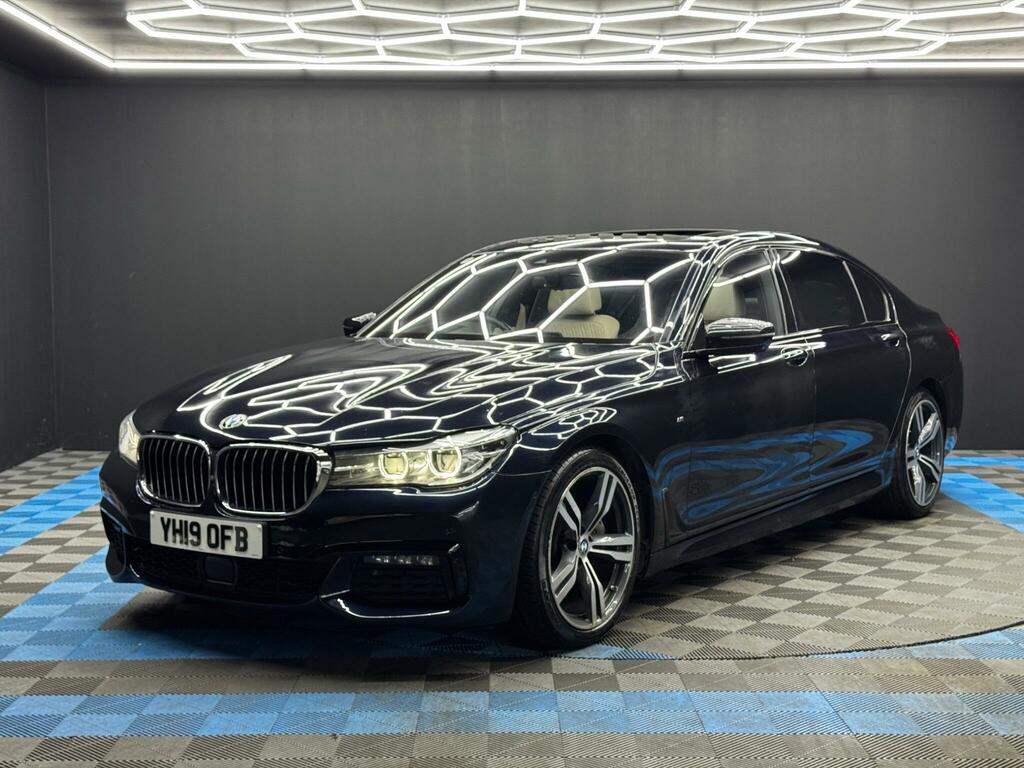 BMW 7 Series 3.0 740Ld M Sport Xdrive Euro 6 Ss YH19OFB Black #3