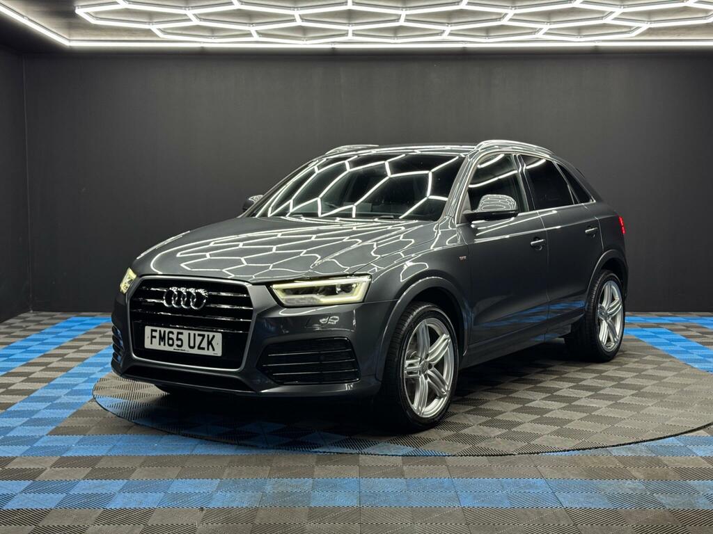 Audi Q3 2.0 Tdi S Line Plus Quattro Euro 6 Ss FM65UZK Grey #3