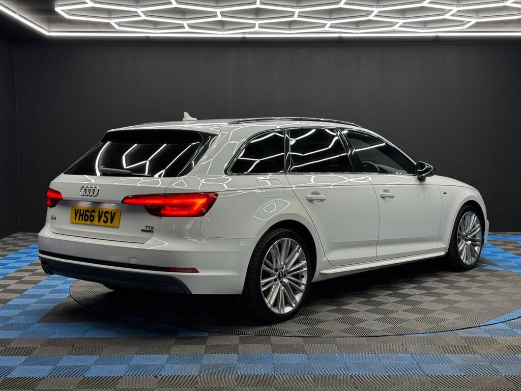 Audi A4 Avant 3.0 Tdi V6 S Line Tiptronic Quattro Euro 6 Ss 5 YH66VSV White #5