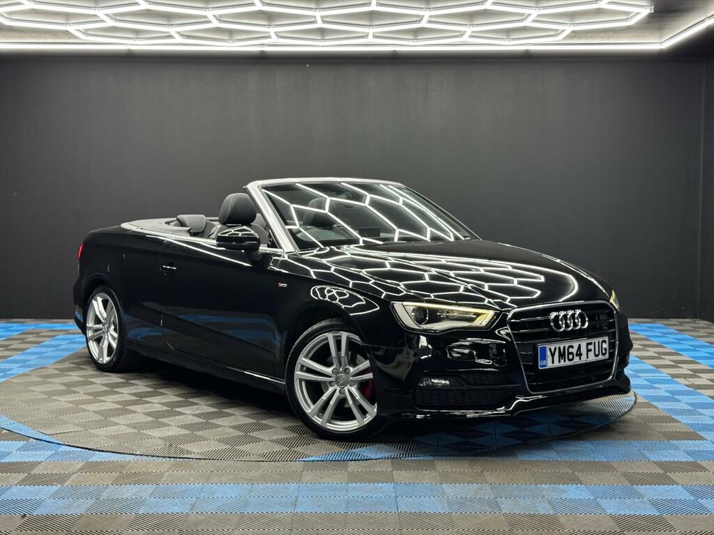 Audi A3 Cabriolet 2.0 Tdi S Line Euro 6 Ss Black