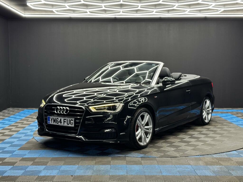 Audi A3 Cabriolet 2.0 Tdi S Line Euro 6 Ss Black #3