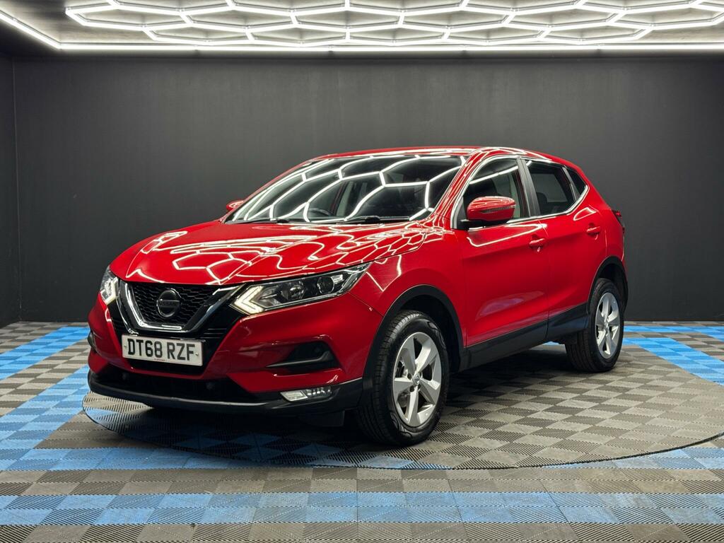 Nissan Qashqai 1.5 Dci Acenta Premium Euro 6 Ss DT68RZF Red #3