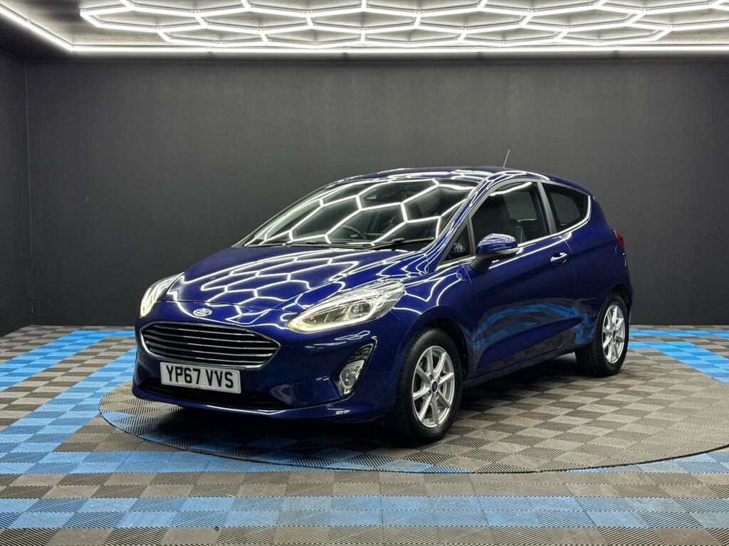 Ford Fiesta 1.0T Ecoboost Zetec Euro 6 Ss YP67VVS Blue #3