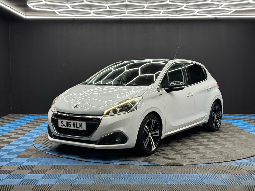 Peugeot 208 1.6 Bluehdi Gt Line Euro 6 Ss White #3