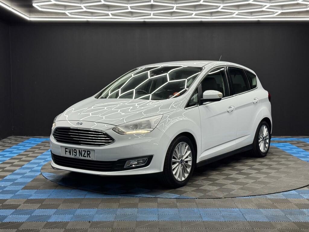 Ford C-Max 1.0T Ecoboost Gpf Titanium Euro 6 Ss FV19NZR White #3