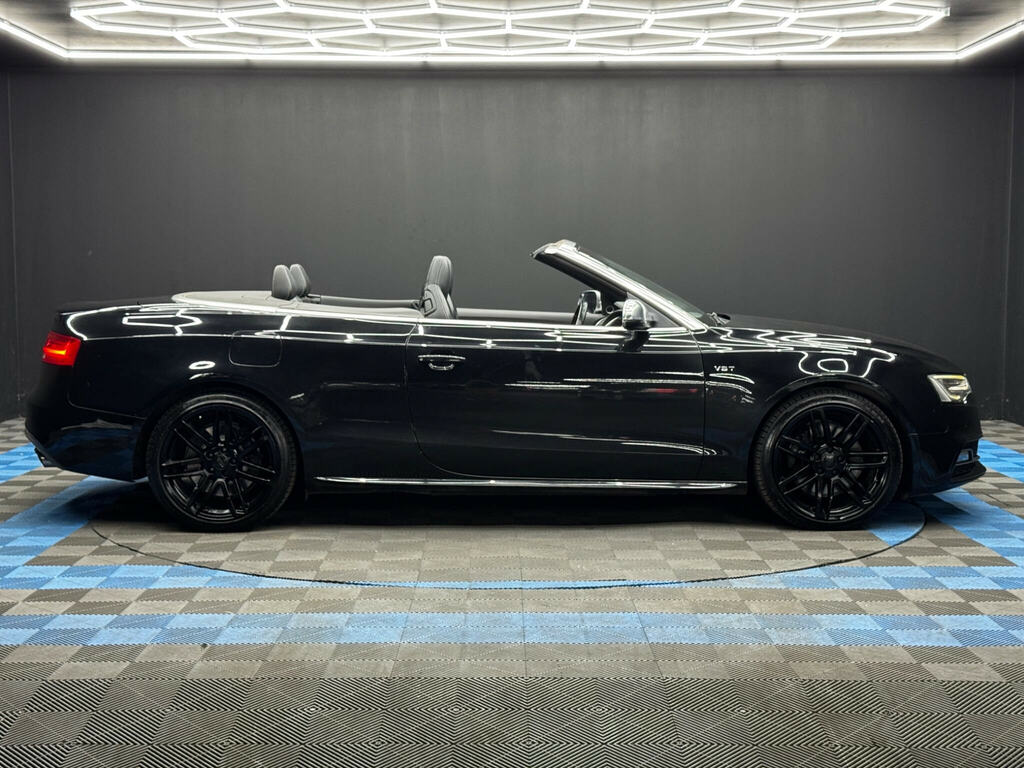 Audi S5 3.0 Tfsi V6 Cabriolet S Tronic Quattro Euro 6 Ss Black #4
