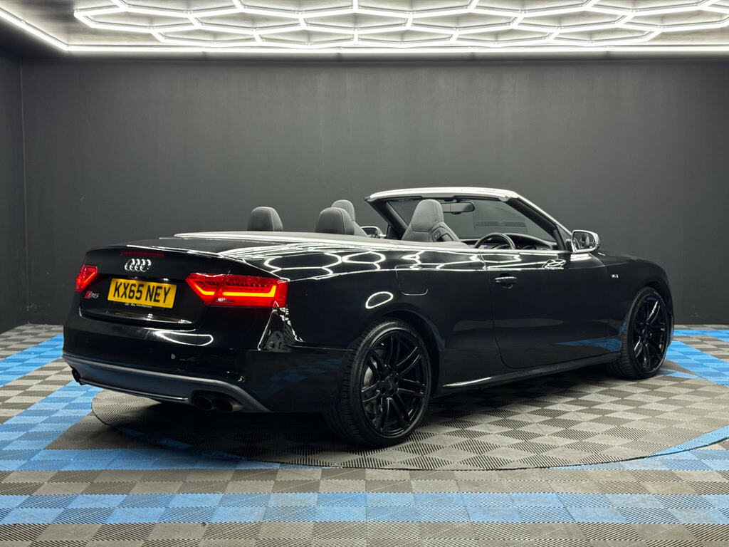 Audi S5 3.0 Tfsi V6 Cabriolet S Tronic Quattro Euro 6 Ss Black #5