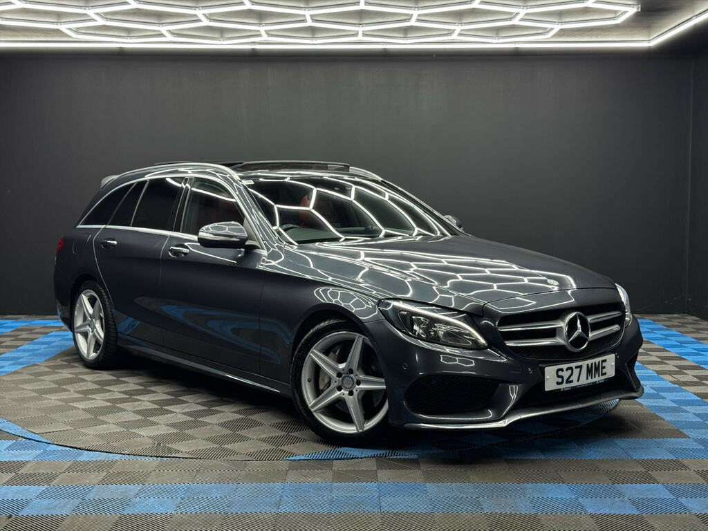 Mercedes-Benz C Class 2.1 C250d Amg Line Premium Plus Estate Diese Grey