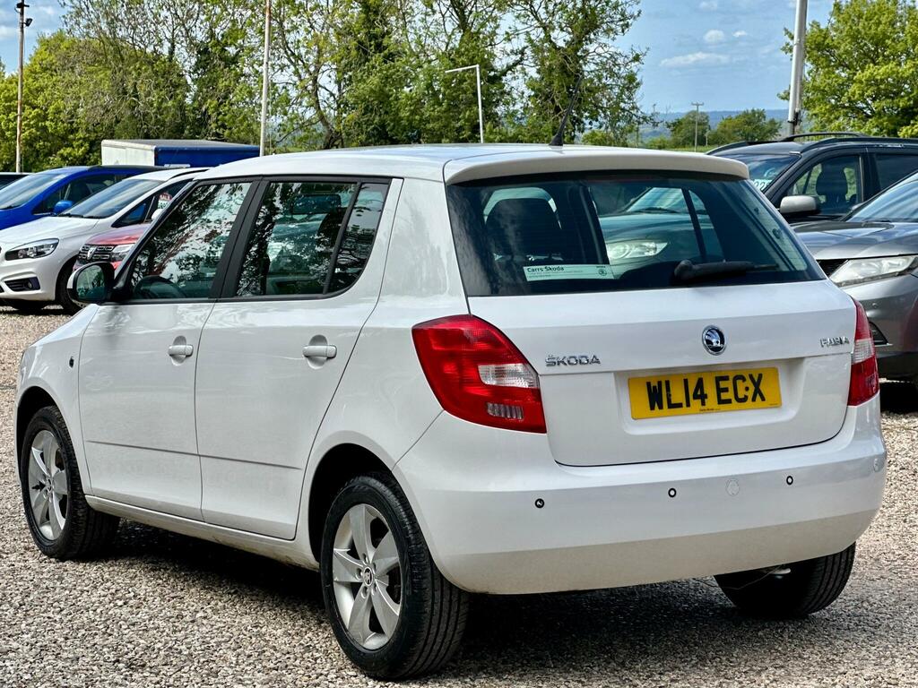 Skoda Fabia 1.2 Tsi Se Dsg Euro 5 White #6