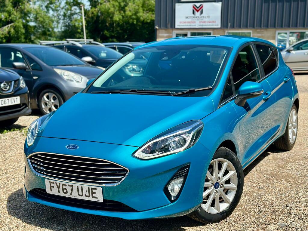 Ford Fiesta 1.0T Ecoboost Titanium Euro 6 Ss FY67UJE Blue #2