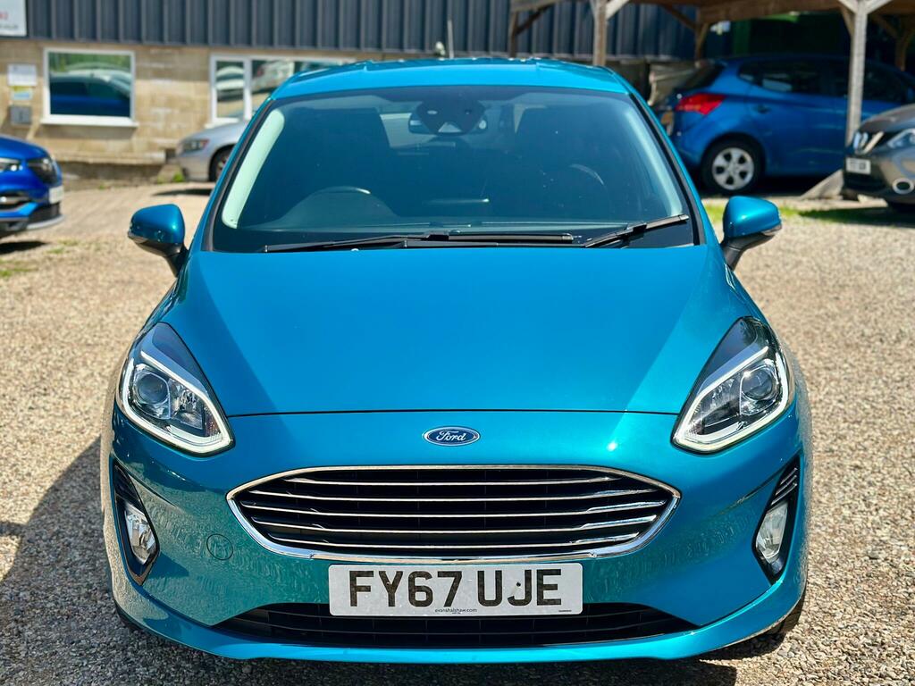 Ford Fiesta 1.0T Ecoboost Titanium Euro 6 Ss FY67UJE Blue #3
