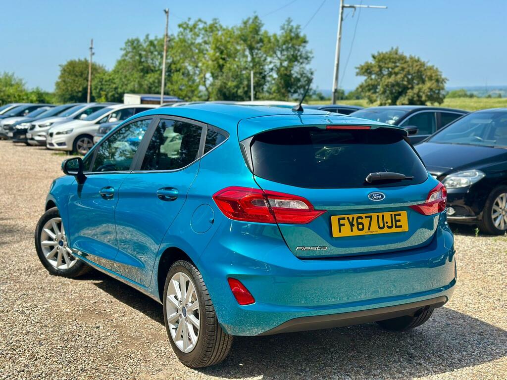 Ford Fiesta 1.0T Ecoboost Titanium Euro 6 Ss FY67UJE Blue #6