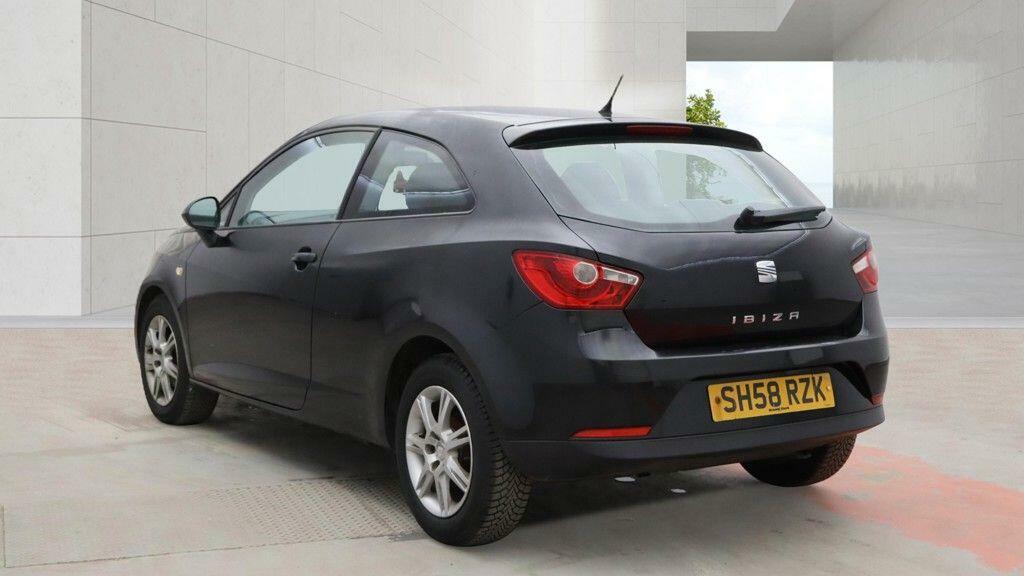 Seat Ibiza 1.4 16V Se Sport Coupe Euro 4 Black #5