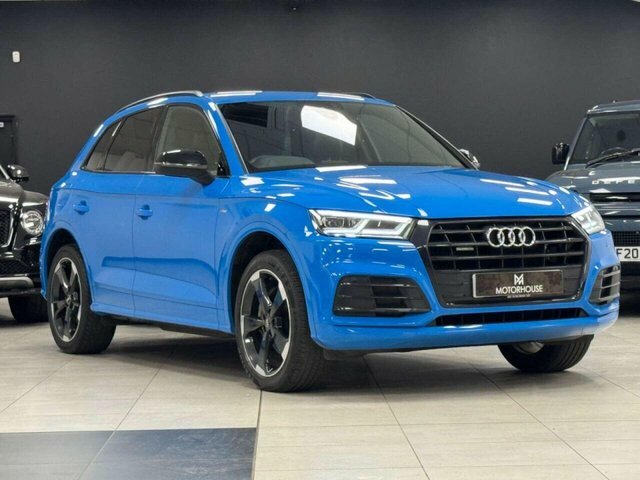 Audi Q5 2019 2.0 Tdi 40 Black Edition Suv S Tro DV69AUY Blue #5