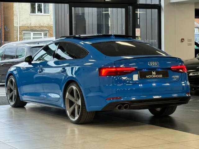 Audi A5 2019 2.0 Tdi 40 Black Edition Sportback YJ19HUD Blue #2