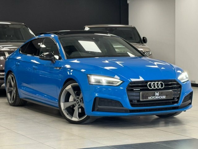 Audi A5 2019 2.0 Tdi 40 Black Edition Sportback YJ19HUD Blue #6