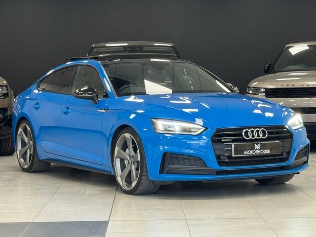 Audi A5 2019 2.0 Tdi 40 Black Edition Sportback YJ19HUD Blue #5