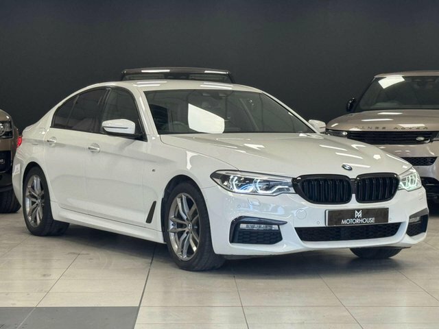 BMW 5 Series 2018 2.0 520D M Sport Saloon Euro YD18VFO White #5