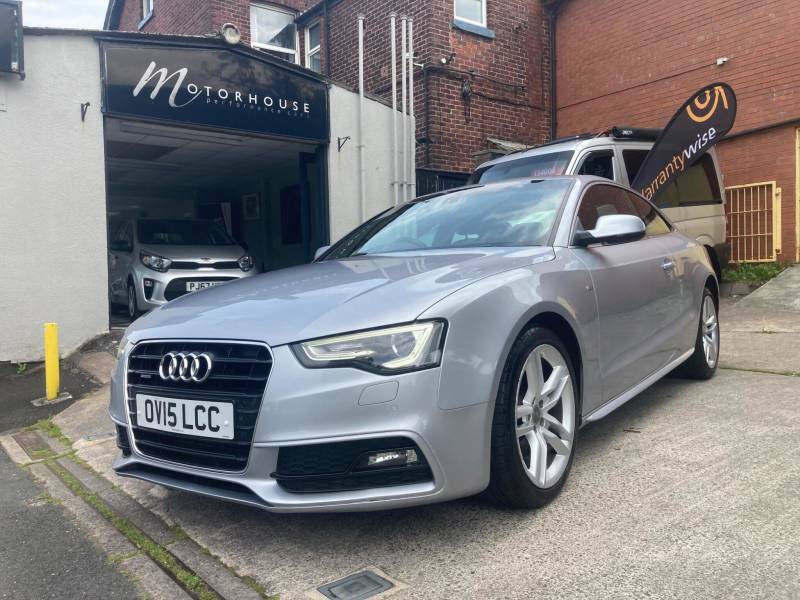 Audi A5 2.0 Tdi 177 Quattro S Line S Tronic Silver #3