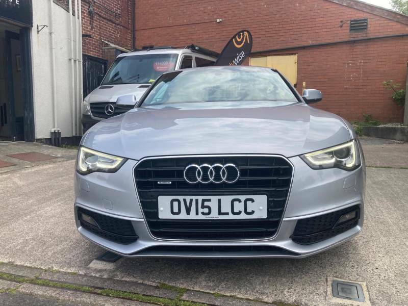 Audi A5 2.0 Tdi 177 Quattro S Line S Tronic Silver #2