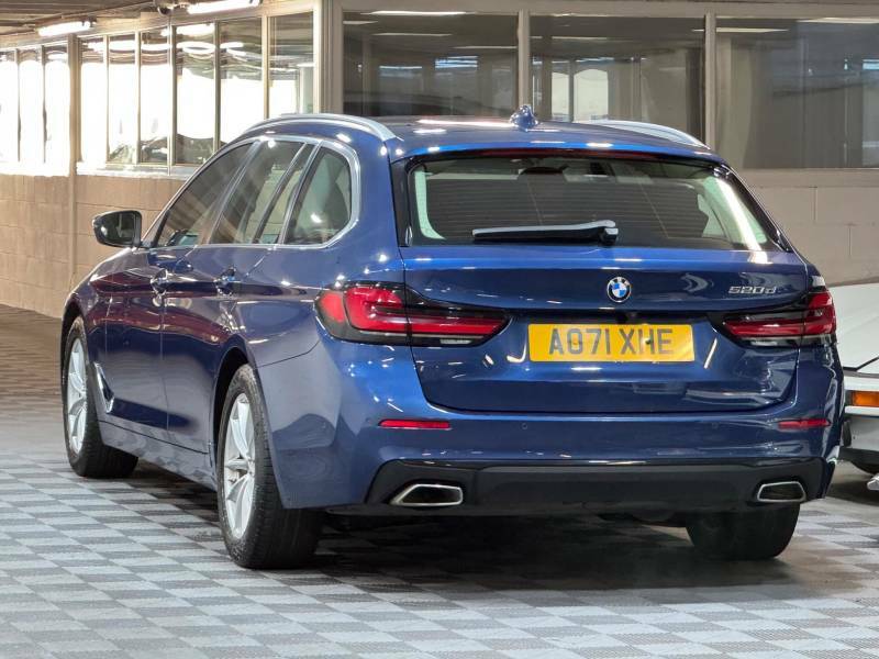 BMW 5 Series 520D Mht Se Step - 2021 71 AO71XHE Blue #3