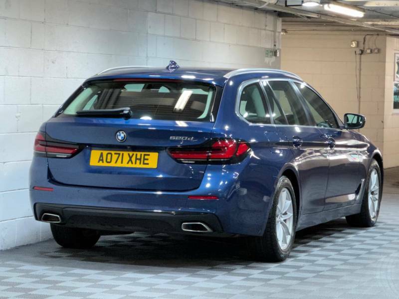 BMW 5 Series 520D Mht Se Step - 2021 71 AO71XHE Blue #4