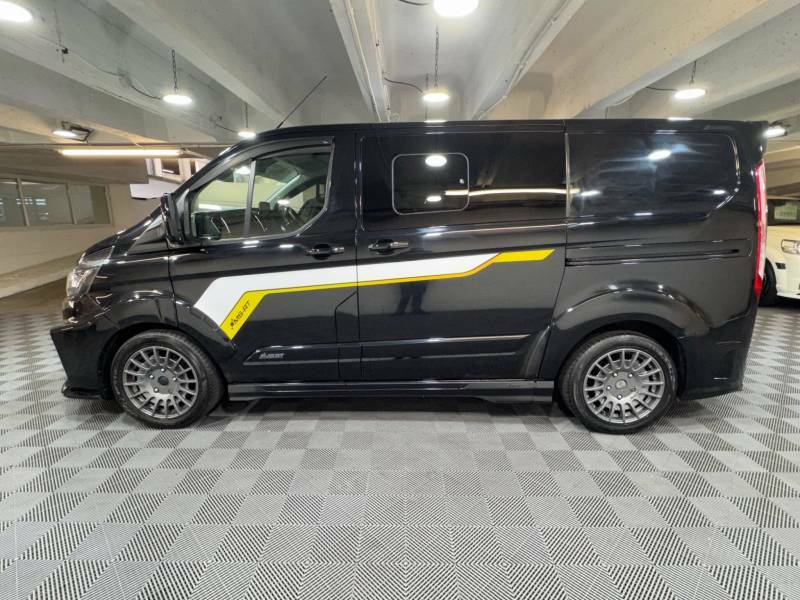 Ford Transit Custom 2.0 Ecoblue 170Ps Low Roof Dcab Limited Van ML19LFY Black #2