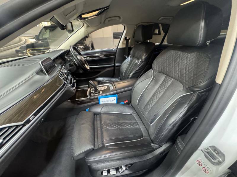 BMW 7 Series 740Ld Xdrive White #9