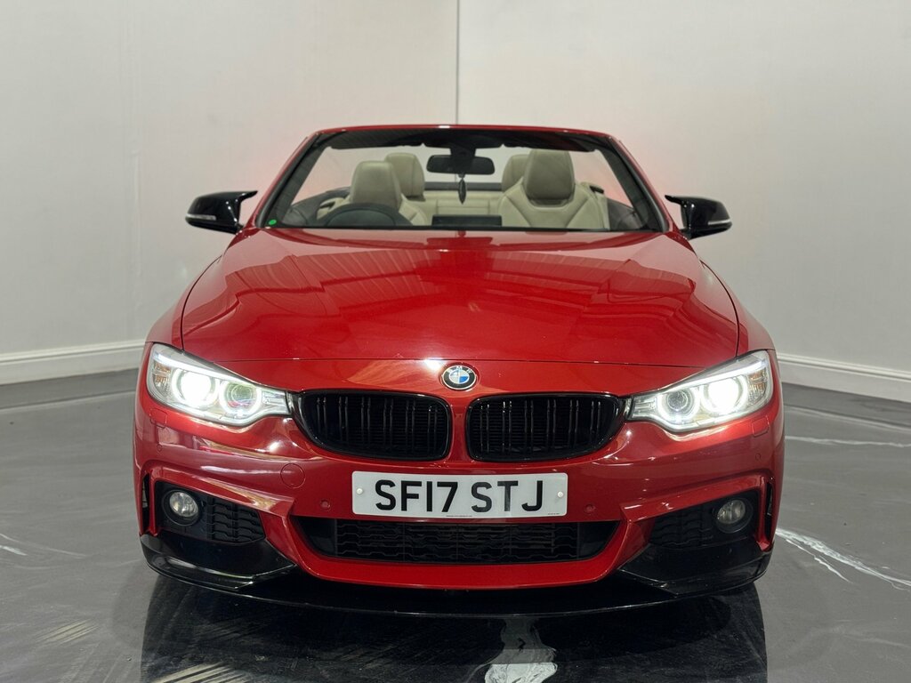 BMW 4 Series 2.0 420D M Sport Convertible Euro SF17STJ Red #3