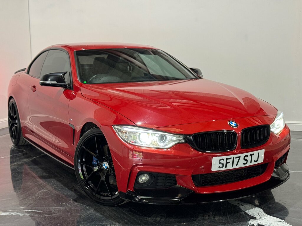 BMW 4 Series 2.0 420D M Sport Convertible Euro SF17STJ Red #2