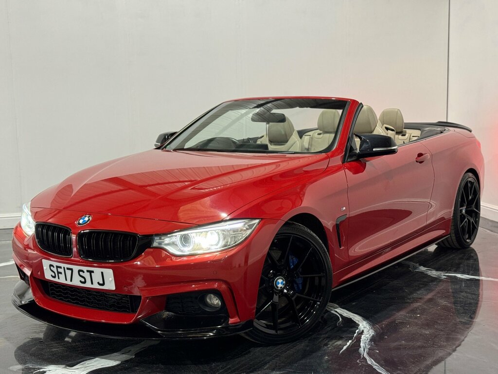 BMW 4 Series 2.0 420D M Sport Convertible Euro SF17STJ Red #4