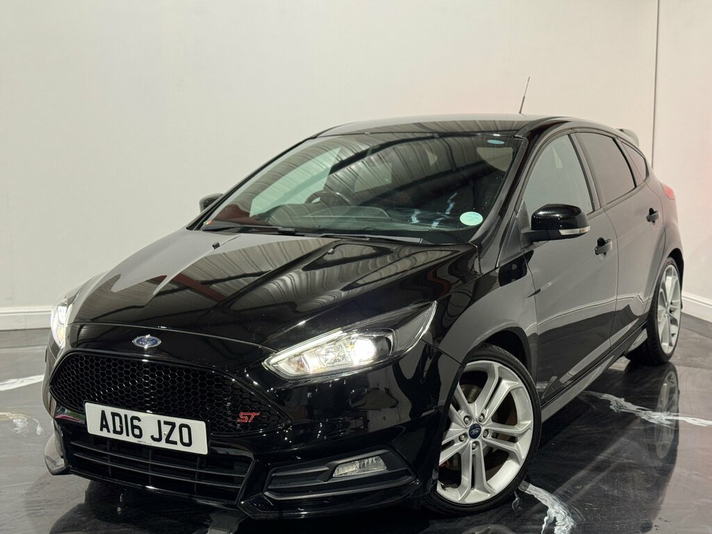 Ford Focus 2.0 Tdci St-3 Hatchback Euro 6 AD16JZO Black #3