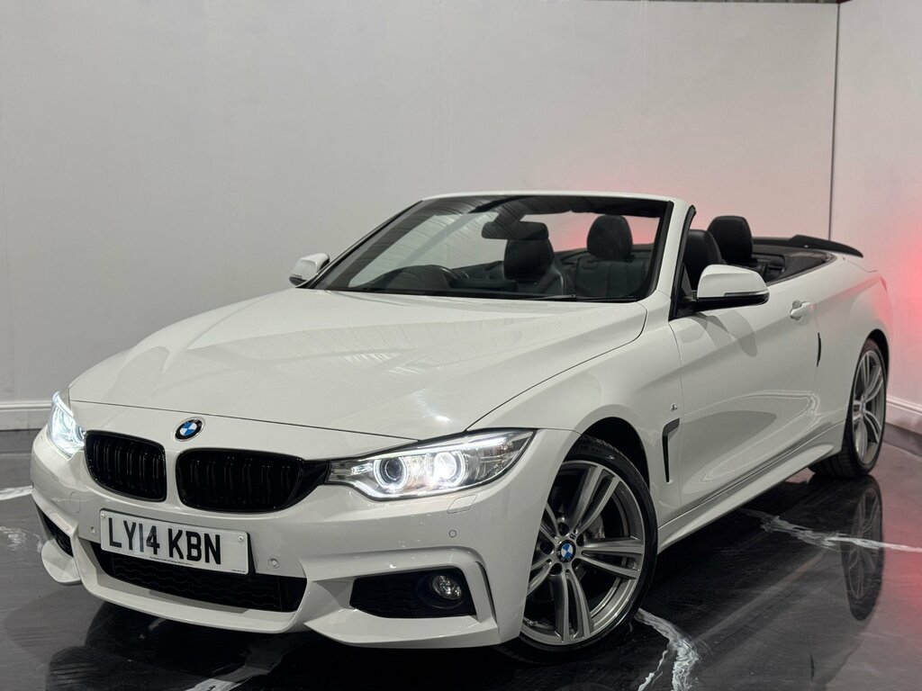 BMW 4 Series 3.0 435I M Sport Convertible Euro White #4