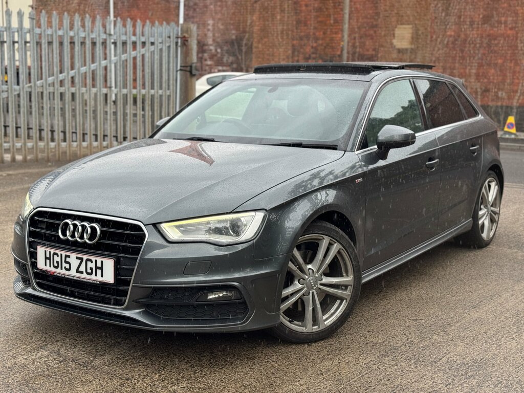 Audi A3 2.0 Tdi S Line Sportback Euro 6 HG15ZGH Grey #2
