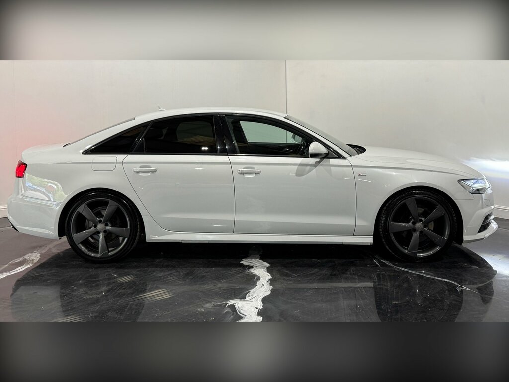 Audi A6 Saloon 2.0 Tdi Ultra Black Edition Saloon S Tr CE65JNK White #4
