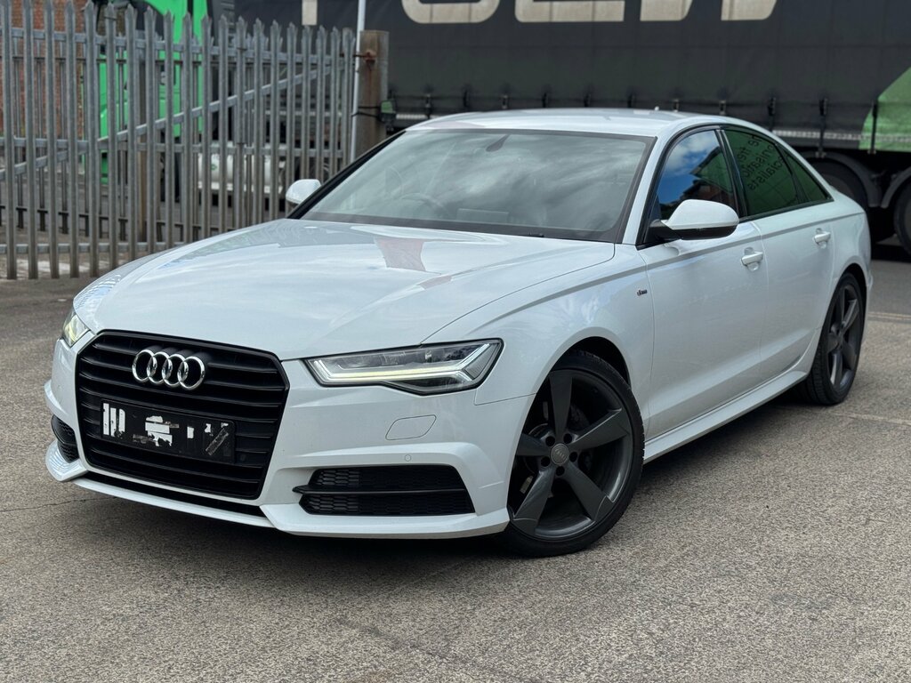Audi A6 Saloon 2.0 Tdi Ultra Black Edition Saloon S Tr White #2