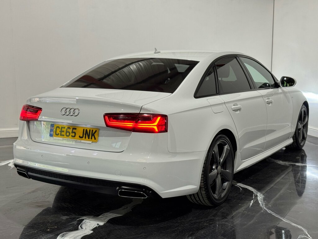 Audi A6 Saloon 2.0 Tdi Ultra Black Edition Saloon S Tr CE65JNK White #6