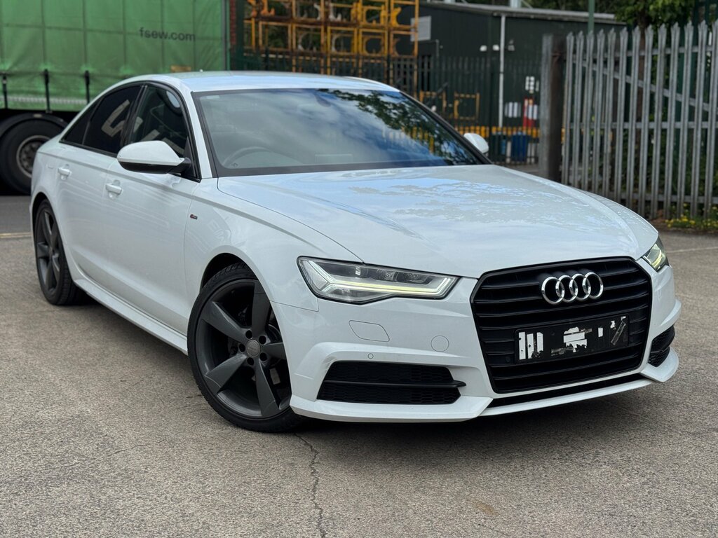 Audi A6 Saloon 2.0 Tdi Ultra Black Edition Saloon S Tr White