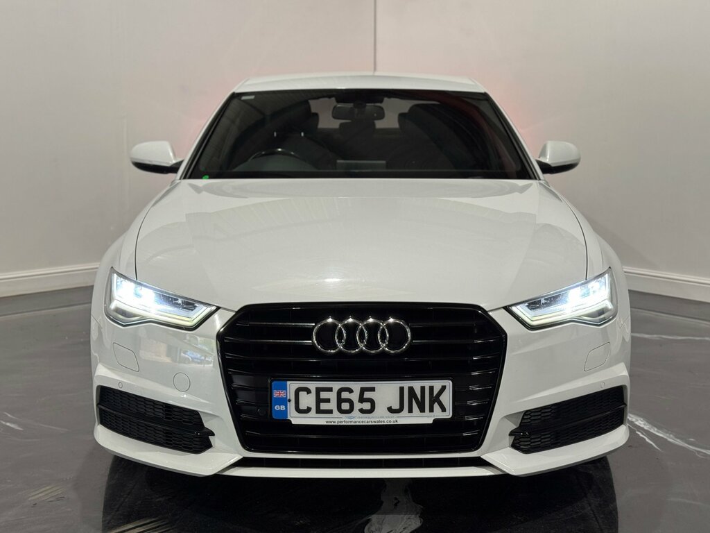 Audi A6 Saloon 2.0 Tdi Ultra Black Edition Saloon S Tr CE65JNK White #2