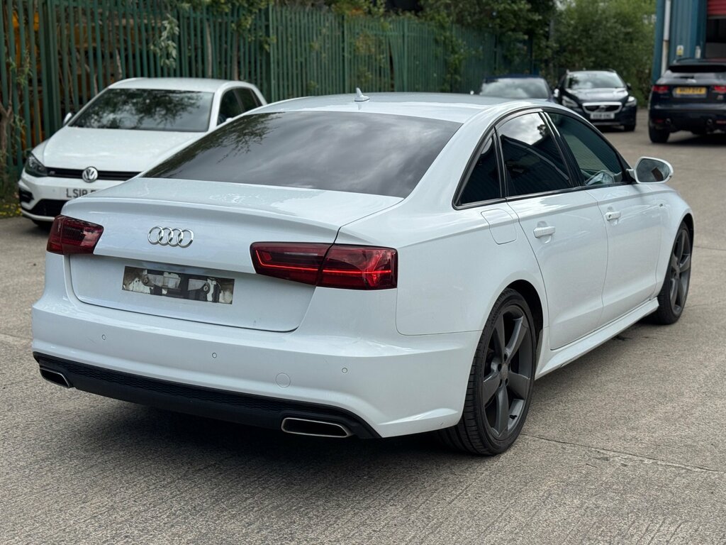 Audi A6 Saloon 2.0 Tdi Ultra Black Edition Saloon S Tr White #3